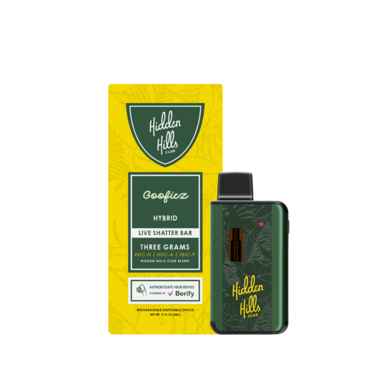 Hidden Hills Goofiez 3G Live Shatter Bar